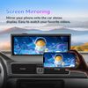 CAM+Portable Android Auto CarPlay 10.2" IPS Touch Car Stereo Radio Bluetooth DVR