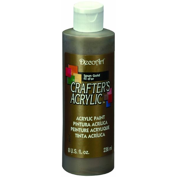 DecoArt Crafters Acrylics, Spun Gold