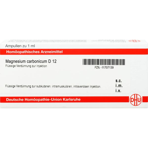 Magnesium carbonicum D12 DHU Ampullen, 8 St. Ampullen