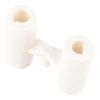 sparefixd for CURRYS Essentials Cooker Oven White Control Knob Knobs x 4