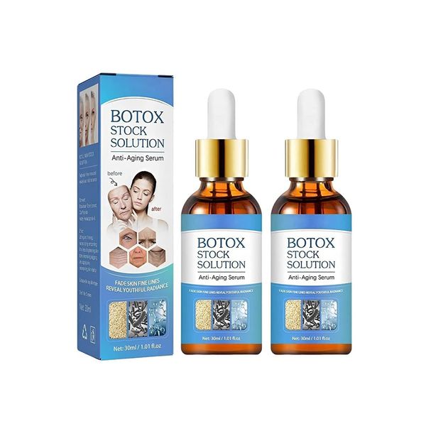 B-otox Serum Soforteffekt Gesicht, B-otox Gesichtsserum, Bo-tox Stock Solution Facial Serum, Young Again Bo-tox Anti-Aging Serum, Bo-tox Stock Solution Anti-Aging Serum (2 Stück)