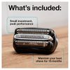 Braun Series 3 32B Foil & Cutter Replacement Head, Compatible with Models 3000s, 3010s, 3040s, 3050cc, 3070cc, 3080s, 3090cc (Packaging May Vary)