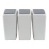 4.5 Gallon Trash Can Kitchen Waste Garbage Plastic Round with Swing Top Bathroom