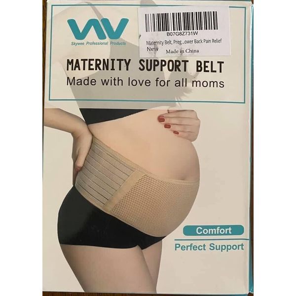 Maternity Support Belt Back Pain Relief One Size Adjustable