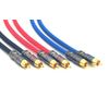 Belden BELDEN 8412-BLACK RCA Cable with Plug 3.0ft (92cm) [Red and Blue Pair]