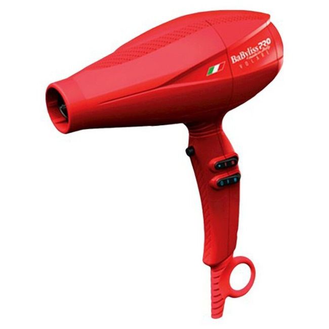 BabylissPro V1 Volare Professional Full-Size Dryer Red