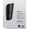 JAKO Unisex River Light Shin Pads, Black, S