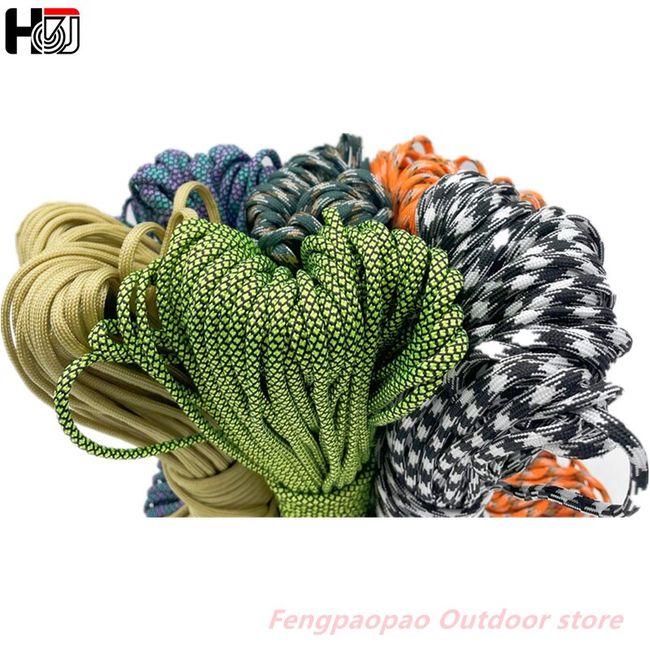 550 Paracord Rope Kit 5m Parachute Cord Crafting Set For Outdoor