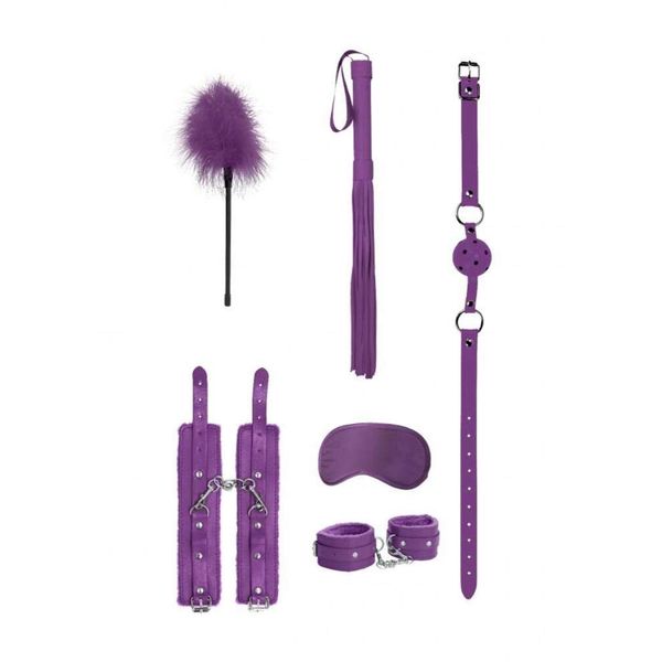 Ouch 6Pc Beginner Bondage Kit Purple OU371PUR