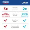 Dixie Paper Plates, 8 1/2 inch, Dinner Size Printed Disposable Plate, 90 Count