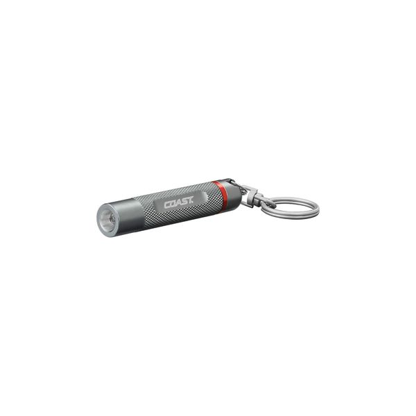 COAST® G5 18 Lumen Key Chain LED Flashlight, Batteries Included, Silver