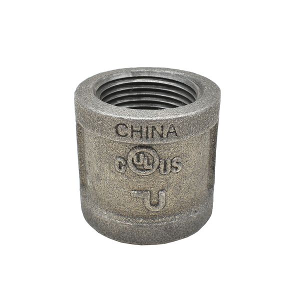 Thrifco 8318025 2 Inch Black Steel Coupling