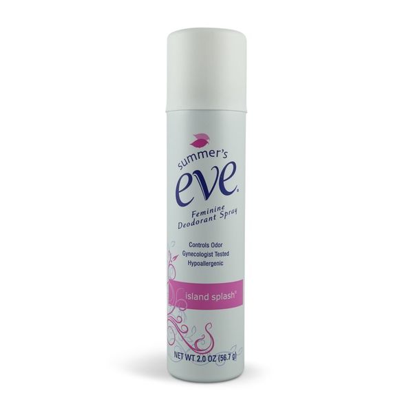 Summer's Eve Feminine Deodorant Spray Island Splash Deodorant