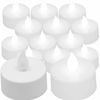 NEW SAFE WHITE FLICKERING CHRISTMAS LED TEA LIGHTS FOR LIGHTING DECORATIONS 12