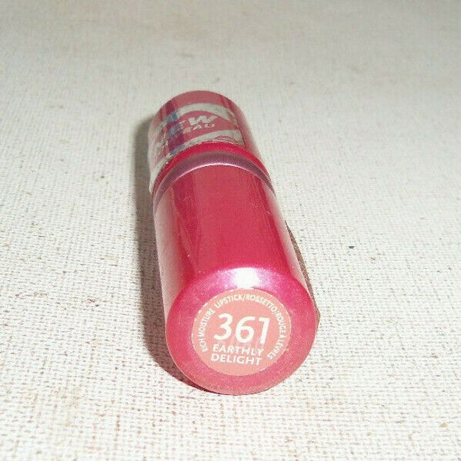 VINTAGE Rimmel Rich Moisture Lipstick 361 EARTHLY DELIGHT unsealed DISCONTINUED