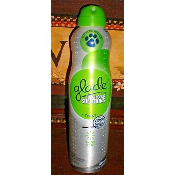 (1) GLADE TOUGH ODORS SOLUTIONS FRESH SCENT ROOM SPRAY PET ODOR ELIMINATOR