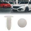 uxcell 30Pcs White Plastic Rivets Splash Guard Fastener Push Type Clips 7.5 x 6.5mm