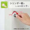Carl CKB-C10-I Key Storage Box Compact, Holds 10 Pieces