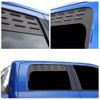 2X Rear Side Window Blinds Quarter Louver Vent Panel Covers For RAM 1500 2009-17