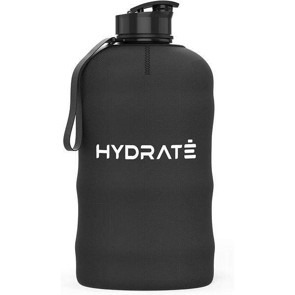 Hydrate Black Sleeve Accessory for XL Jug 2.2 Litre - Protective and Insulating Layer for Your XL Jug - Neoprene Cover for Your Water Bottle, Water jug