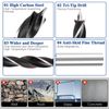 2-Piece Hexagonal Keyless Drill Chuck Adapter - 0.6-8mm & 0.3-3.4mm, Micro Drill Extension, Conversion for Cordless Screwdrivers