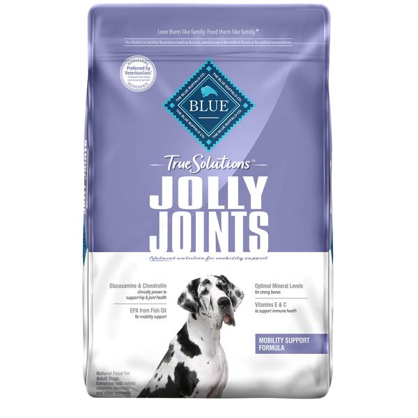 Blue Buffalo True Solutions Jolly Joints Natural Mobility Support Adult Dry Dog Food, Chicken 11-lb