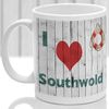 Southwold Mug, Gift to Remember Suffolk, Ideal Present,Custom Design.