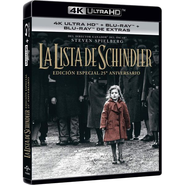 La Lista De Schindler (4K Ultra-HD + BD + BD Extras) [Blu-ray]