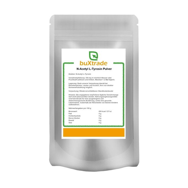 2 kg N-Acetyl-L-Tyrosin Pulver | Non-GMO | L-Tyrosin | Buxtrade