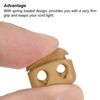 PATIKIL Cord Locks, 30 Pack Oval Spring Toggle Stopper for Drawstring Bag Shoelaces, Khaki