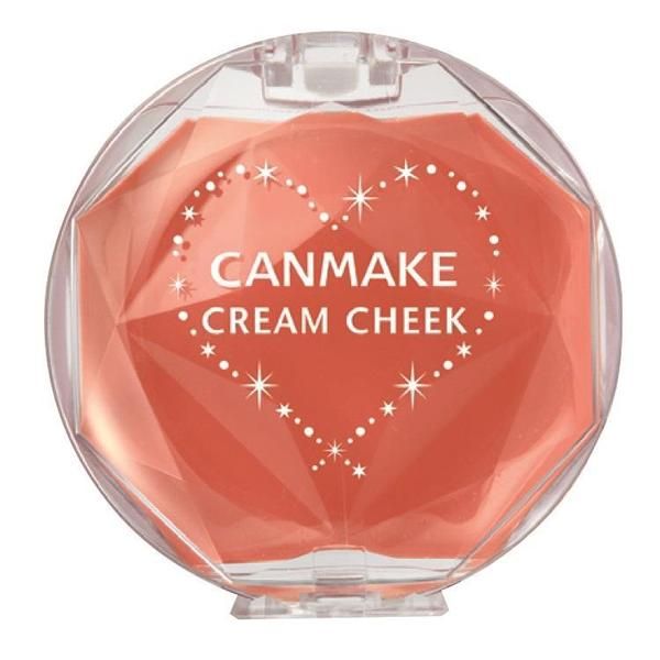 CANMAKE Cream Cheek 05 Sweet Apricot<br> Recommended blush, cosmetics, affordable, department store cosmetics, makeup, eye makeup, base makeup, concealing dark circles, lustrous skin, translucent, smooth, long-lasting