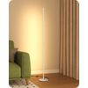 EDISHINE LED Corner Floor Lamp, Dimmable Light, Adjustable Height 3000K (White)