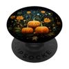 Pumpkins Vintage Autumn Fall Floral PopSockets Standard PopGrip