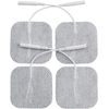 TENS/EMS Unit 40 Electrode Pads 2"x2" Reusable Self Stick Gel Carbon Electrodes