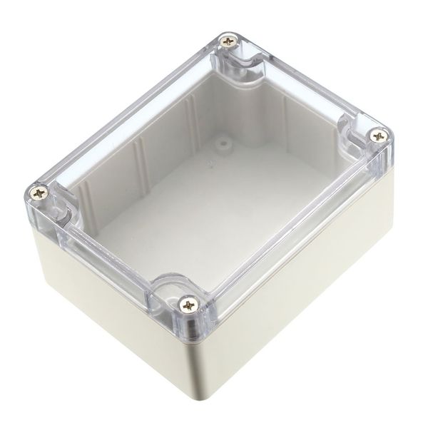 sourcing map 115x90x57mm Elektronisch Abzweigdose Wasserdicht IP65 Verteilerdose ABS-Kunststoff DIY Aufputzdose Klemmdose Anschlussdose mit Gehäuse für Innen- und Außenkabel Grau
