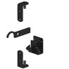 Gatemate Wrought Iron Gate Hinges Fixing Kit, Black Fixings