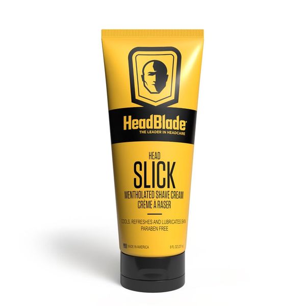 HeadBlade Headslick Mentholated Shaving Cream, 236 ml