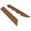 1/6 ft. x 1 ft. Quick Deck Composite Deck Tile Outside Corner Fascia (2-Pieces/Box) (Peruvian Teak)