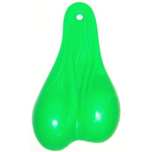 Your Nutz Biker Balls 4 Inch Tall Green