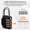 Skaaisont AMMS0729 Padlock Combination Lock, Black