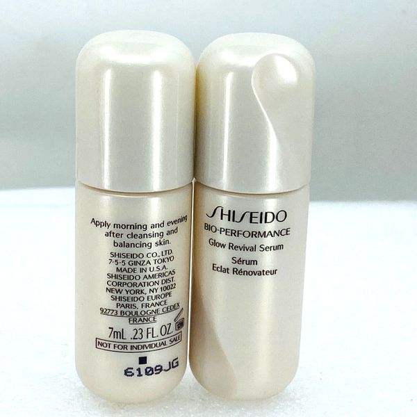 SHISEIDO Bio Performance Glow Revival Serum - 7mL/0.23oz (LOT OF 2) - BOXLESS