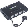 USB Switch External Wired Control, USB 3.0 or 2.0 Switcher Button with 4 Keys, 1.5 m