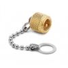 Ralston QTFT-CAPB Cap and Chain for Male Quick-Test Adapter, Brass
