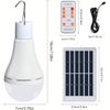 2Pcs Chicken Coop Solar Light Bulb Rechargeable With Remote Timer 4Lighting Mode