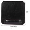 Londo Leather Mousepad with Wrist Rest (Black)