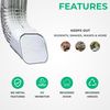 GutterGate 2"x3" Type-A White Gutter Downspout Extension Accessory