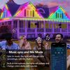 httpsmp 100FT Outdoor LED Strip Light Waterproof,IP68 Outside RGB+IC Light Strip with App/Remote Control,Chase Mode,Music Sync Rope Light for Balcony,Deck,Rooftop,Garden,Pool