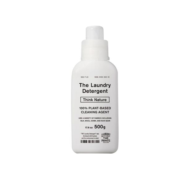 The Think Nature Laundry Detergent, Bottle, Refillable, Room Dryable, Additive-Free Detergent, For Baby Underwear, No Fabric Softener, 17.6 oz (500 g)