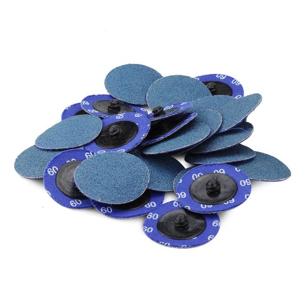 BHA Zirconia Quick Change Sanding Discs, 2", 60 Grit - 25 Pack