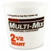 Leaktite Clear 2.5 qt Multi-Mix Container (Pack of 50)